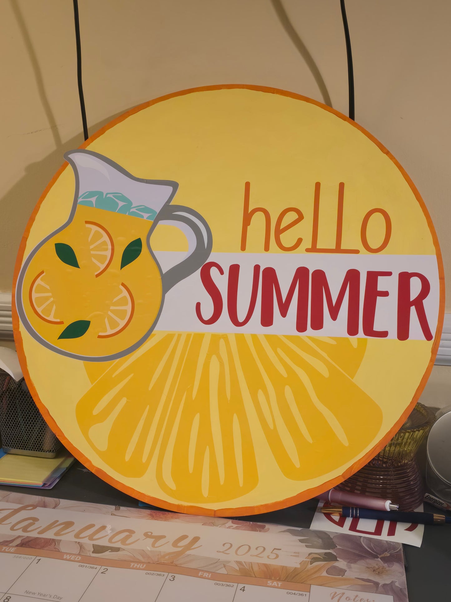 Hello Summer Door Sign