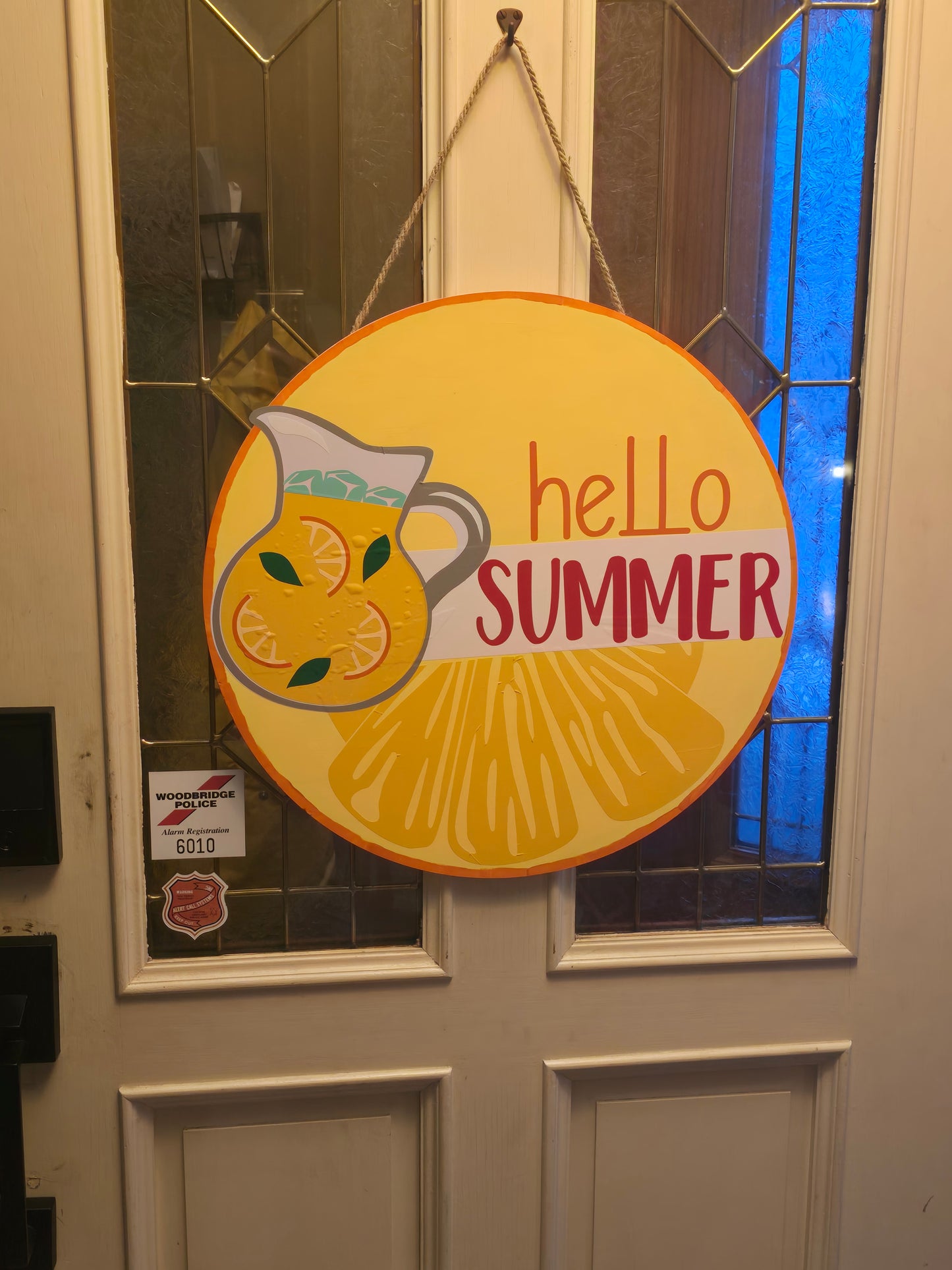 Hello Summer Door Sign