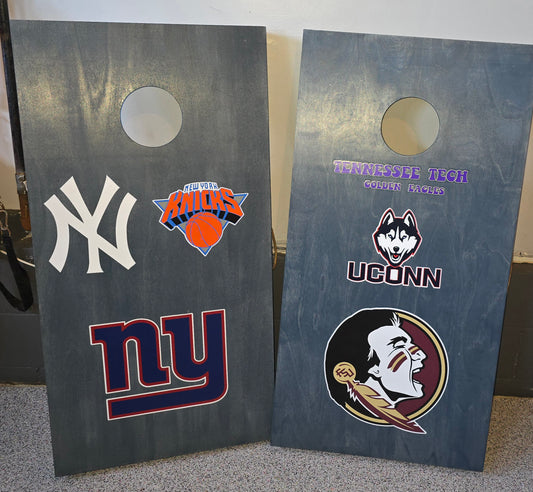 Personalize Corn Hole Set.